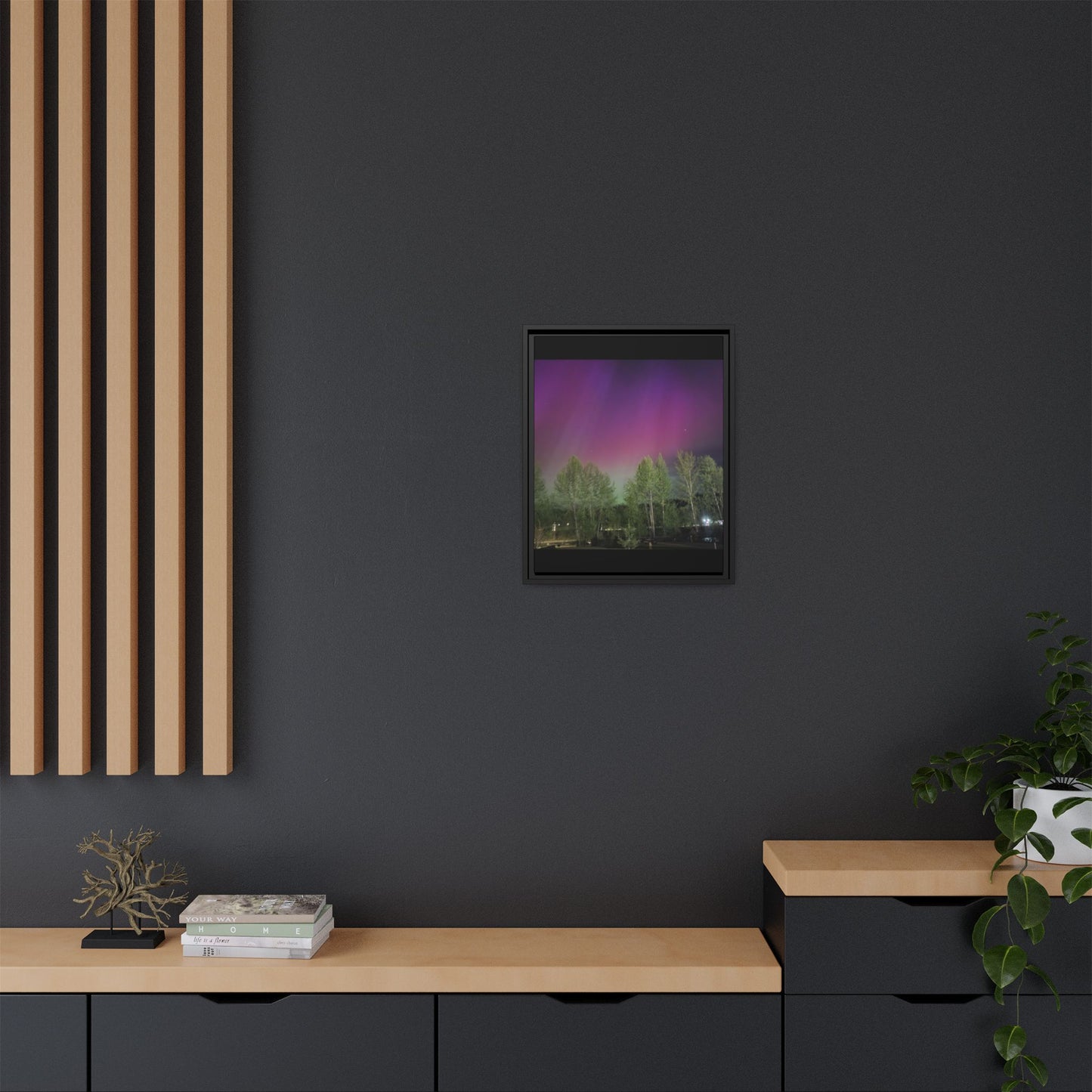 Matte Canvas, Framed (Multi-color)