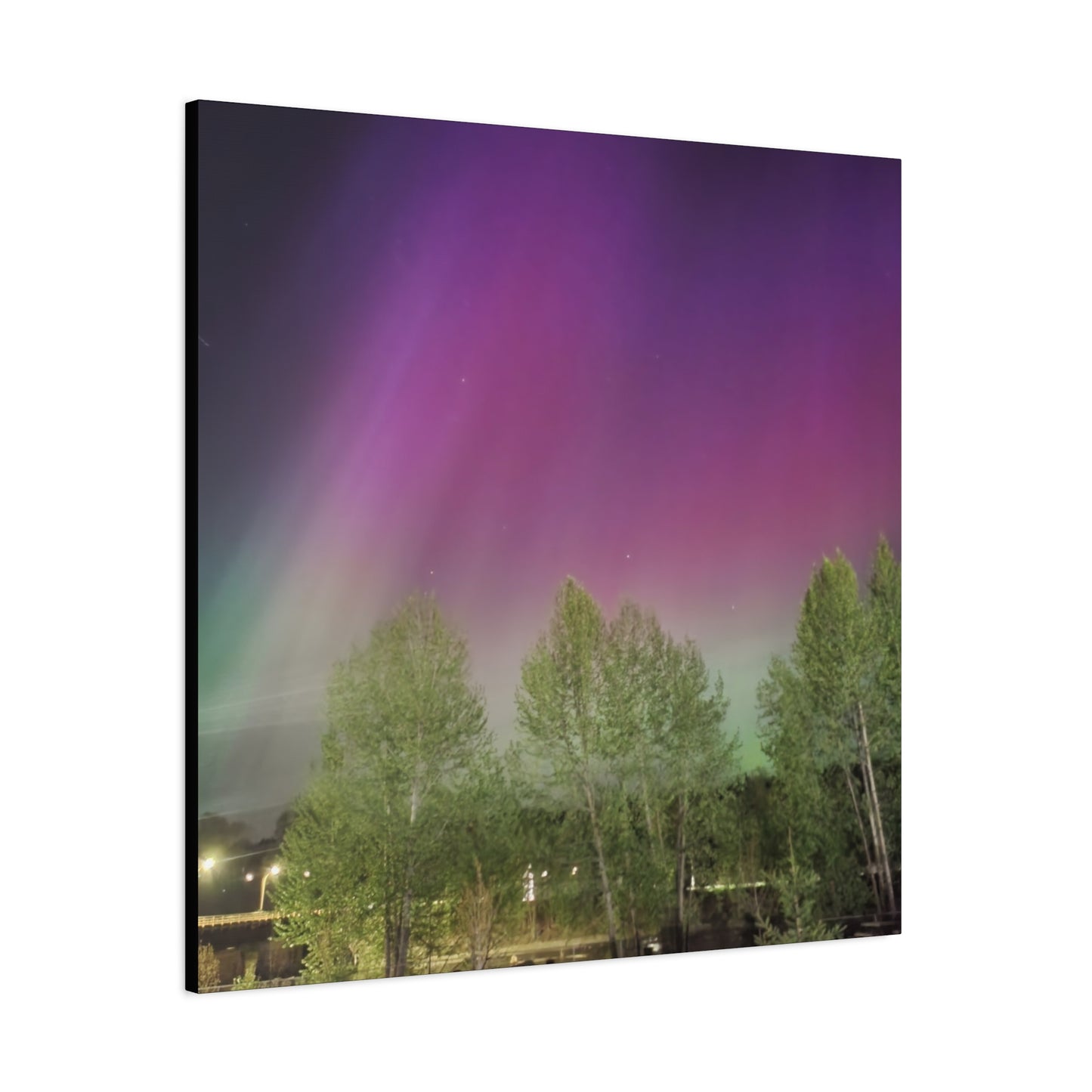 Quesnel downtown rv park BC aurora's Canvas Gallery Wraps