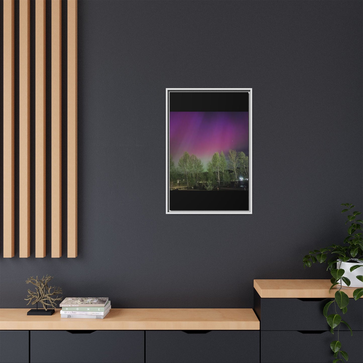Matte Canvas, Framed (Multi-color)