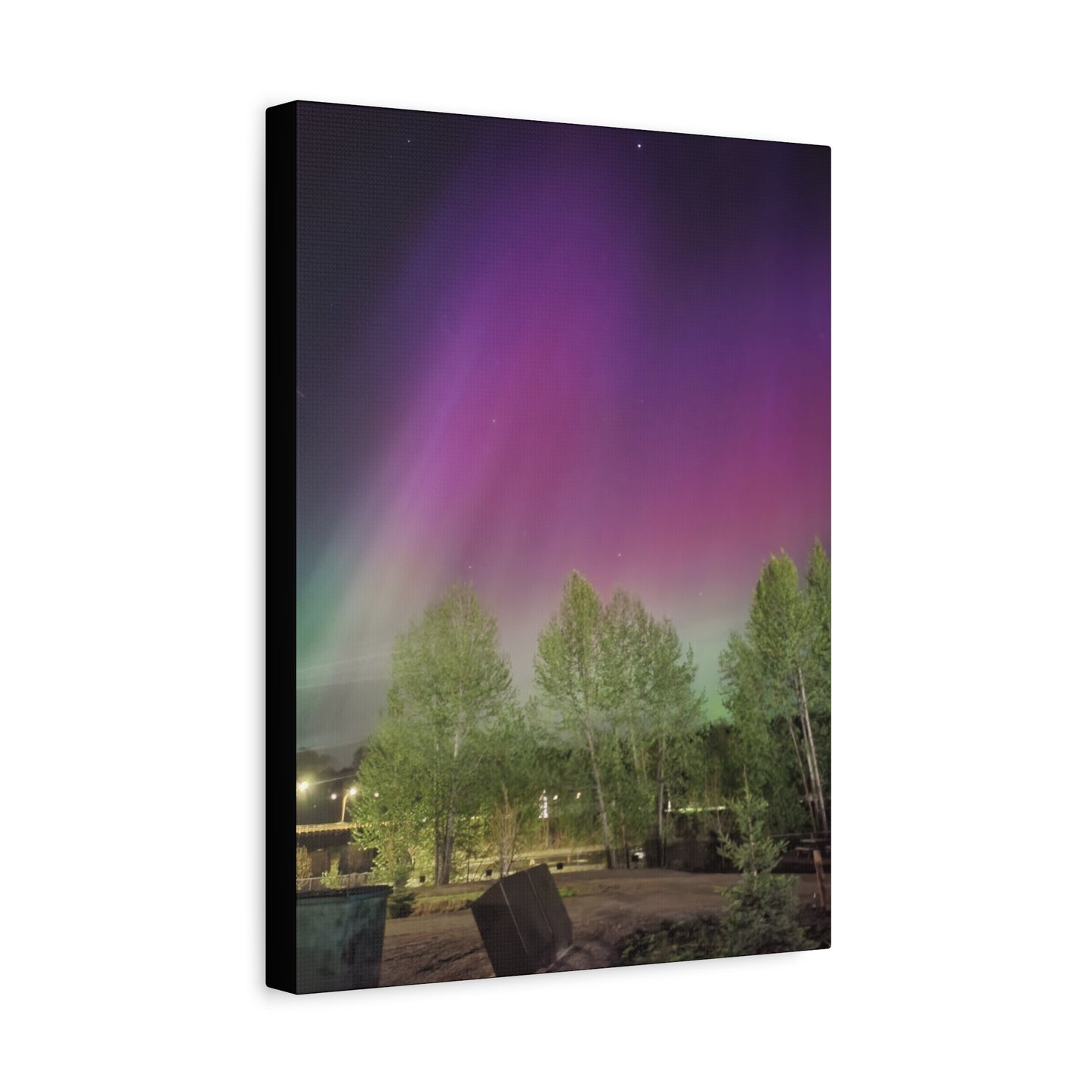 Quesnel downtown rv park BC aurora's Canvas Gallery Wraps