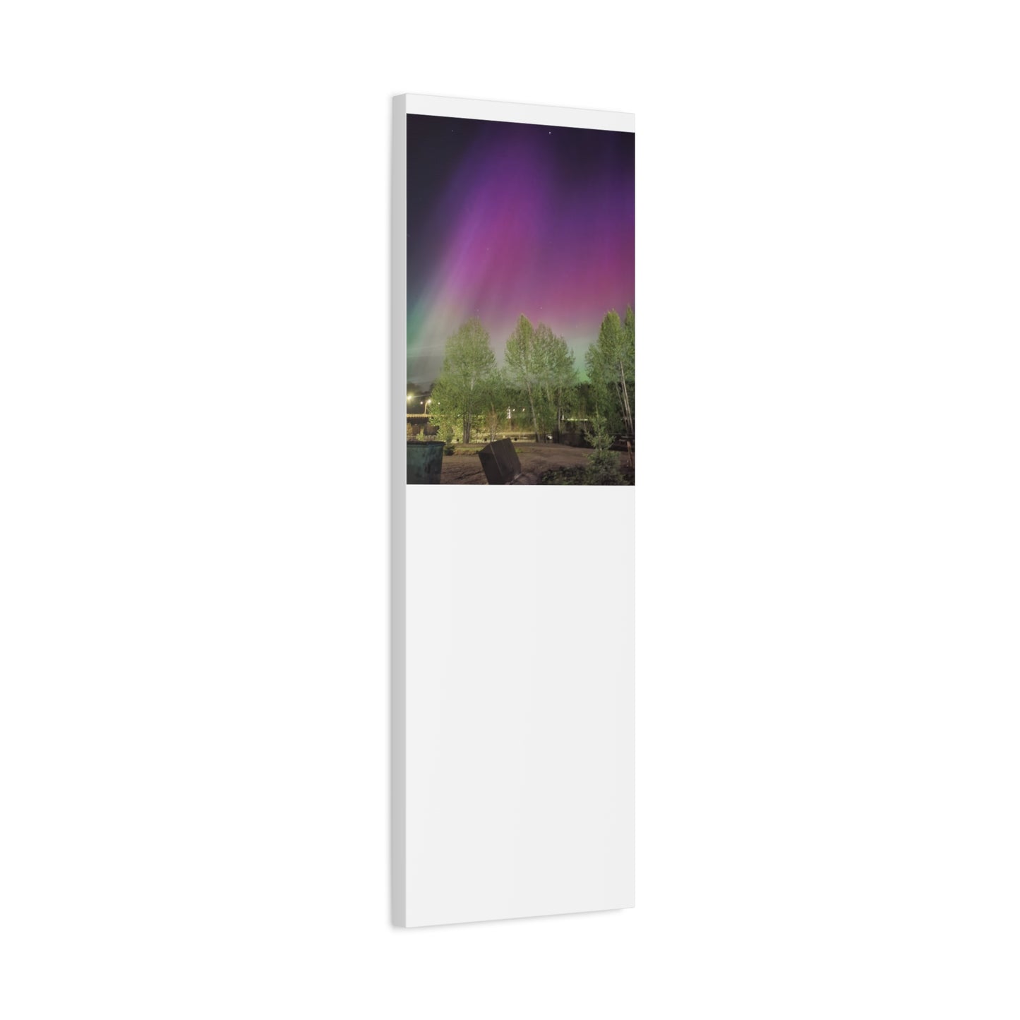 Quesnel BC northern lights 2 Matte Canvas