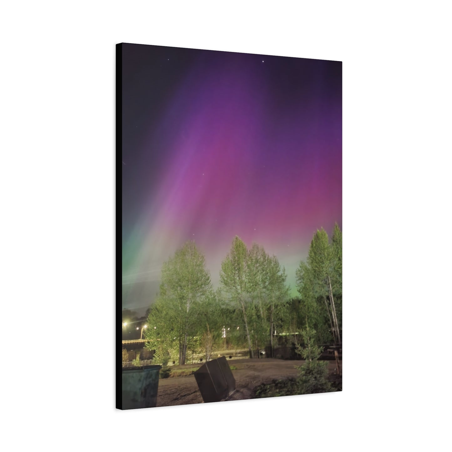 Quesnel downtown rv park BC aurora's Canvas Gallery Wraps