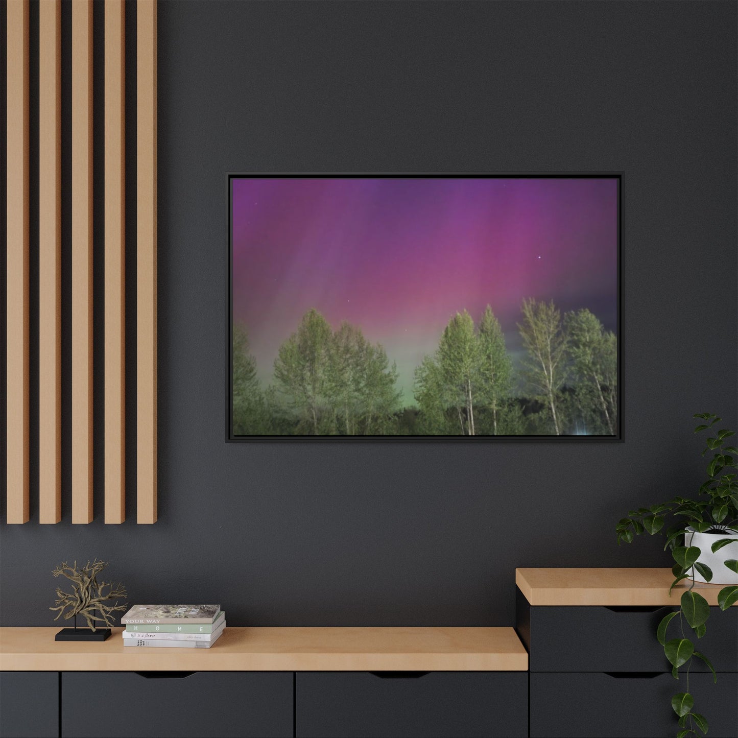 Matte Canvas, Framed (Multi-color)