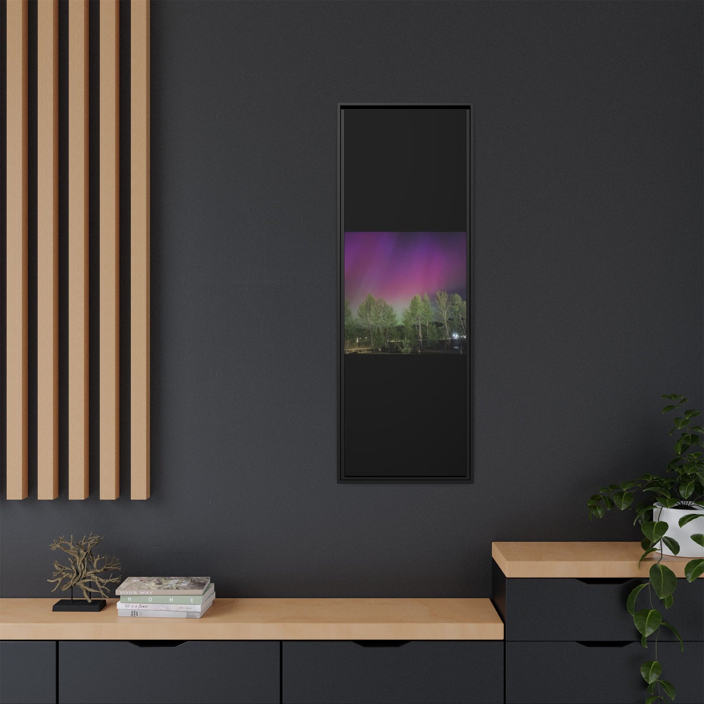 Matte Canvas, Framed (Multi-color)