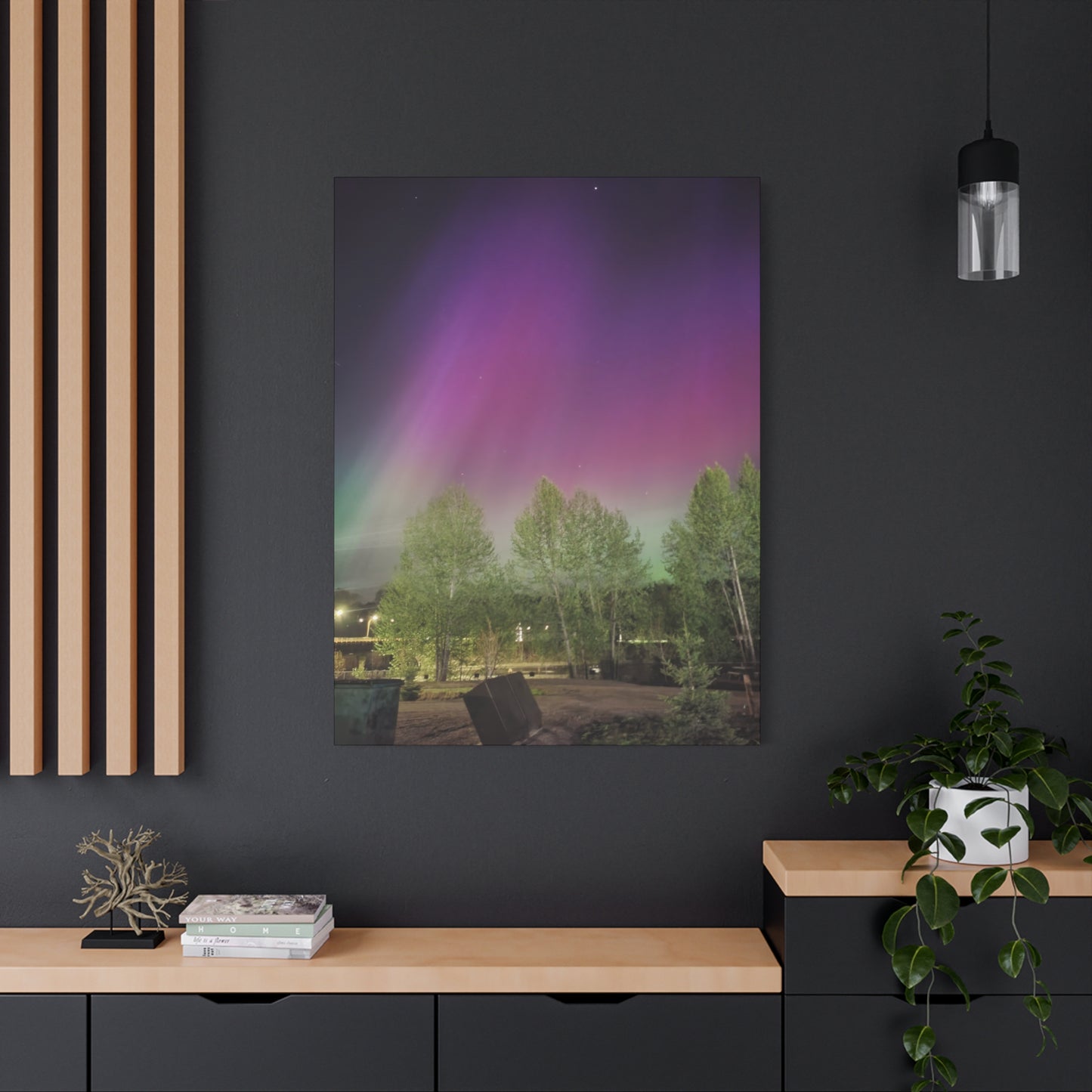 Quesnel downtown rv park BC aurora's Canvas Gallery Wraps