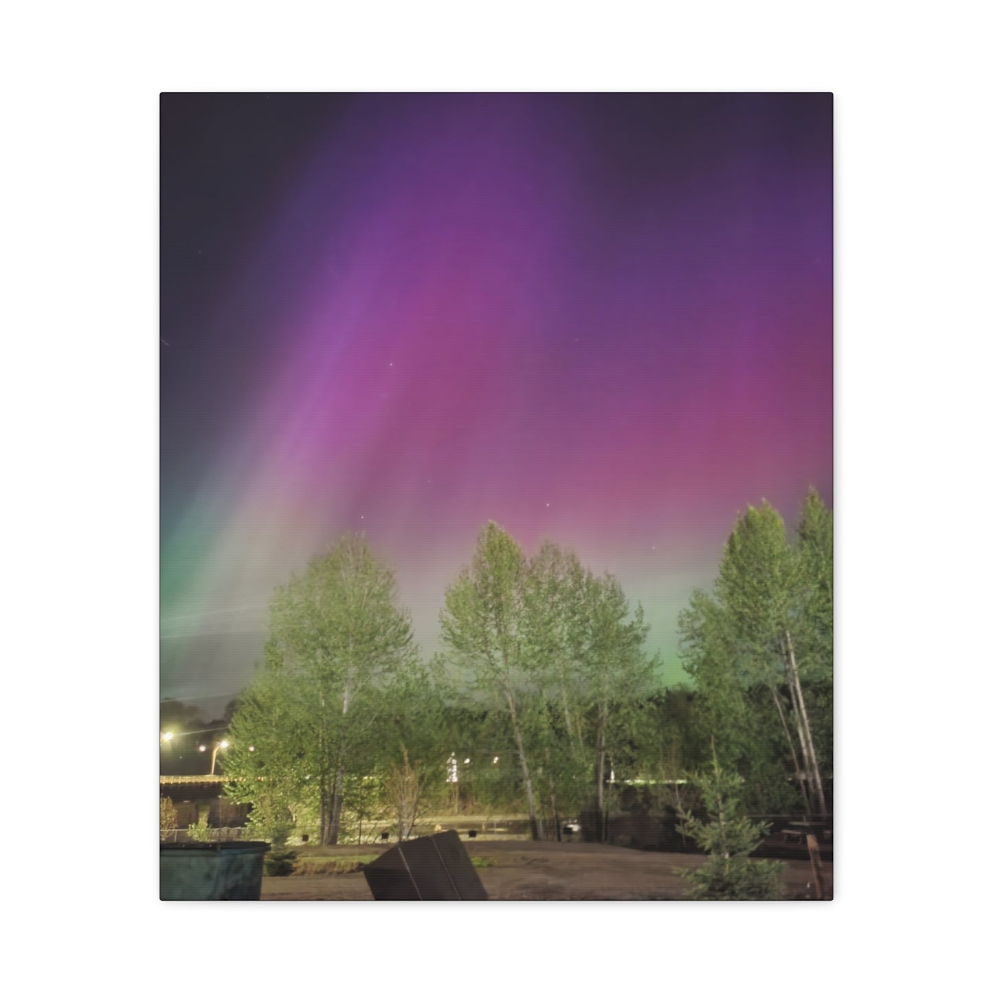 Quesnel downtown rv park BC aurora's Canvas Gallery Wraps