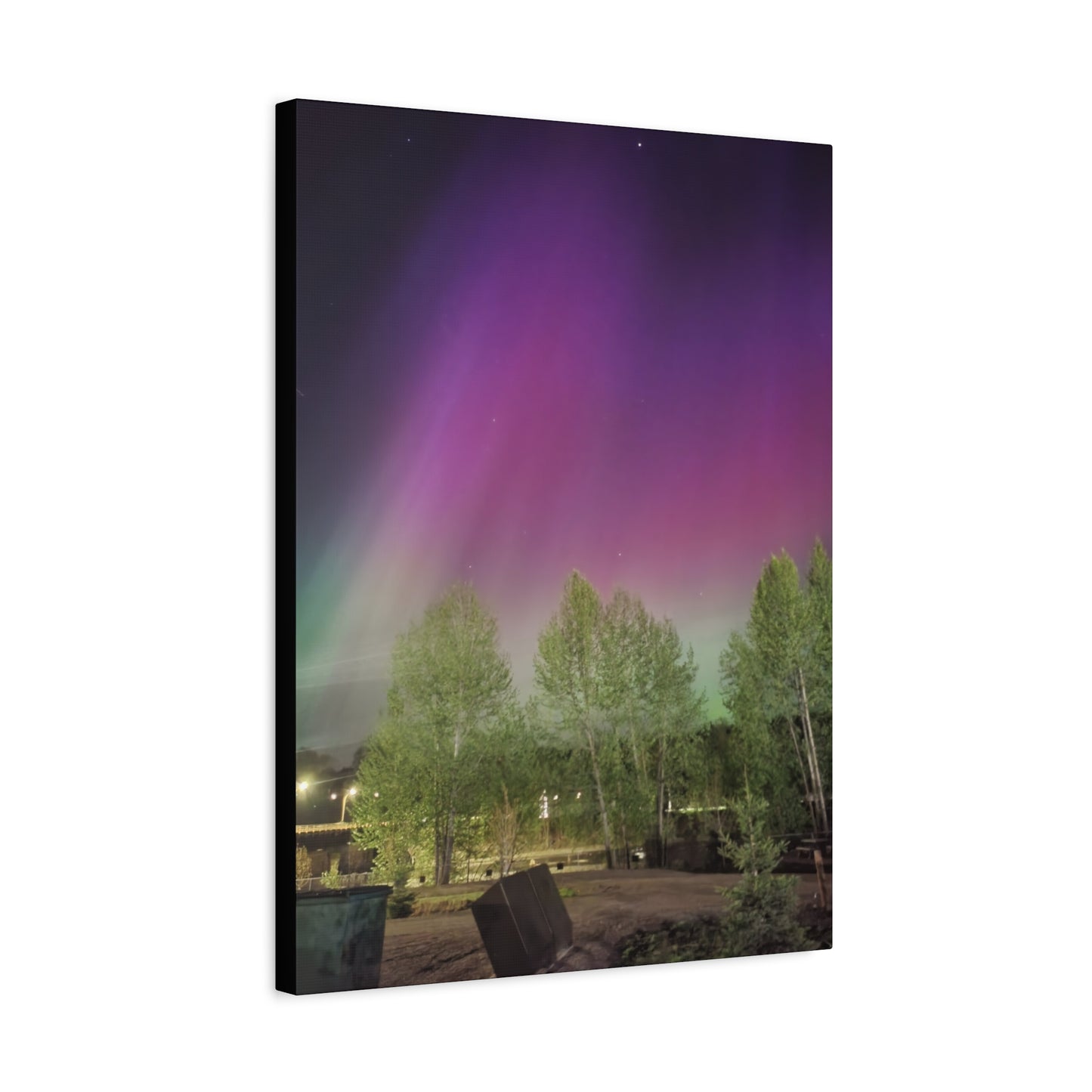 Quesnel downtown rv park BC aurora's Canvas Gallery Wraps