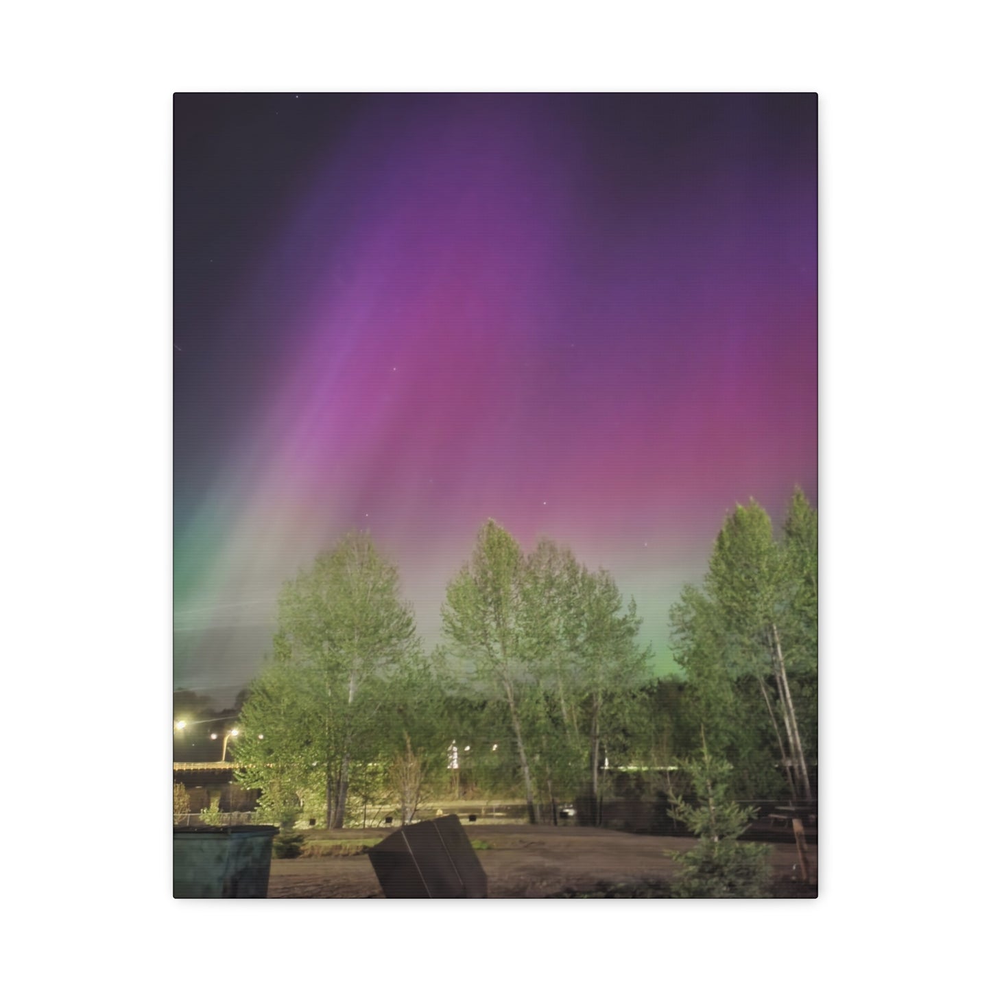 Quesnel downtown rv park BC aurora's Canvas Gallery Wraps