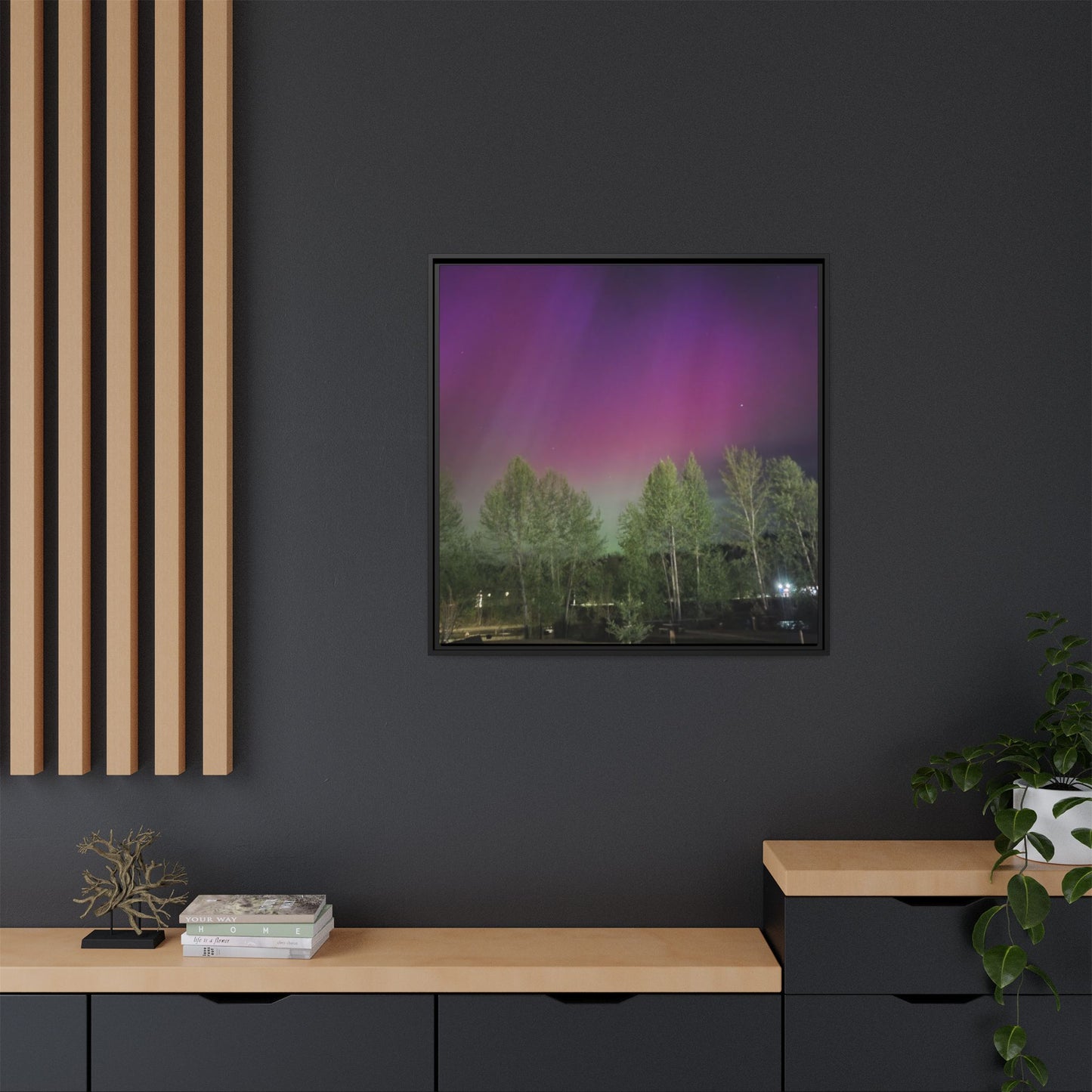 Matte Canvas, Framed (Multi-color)