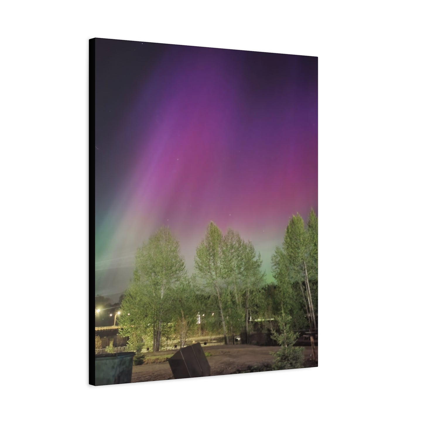 Quesnel downtown rv park BC aurora's Canvas Gallery Wraps