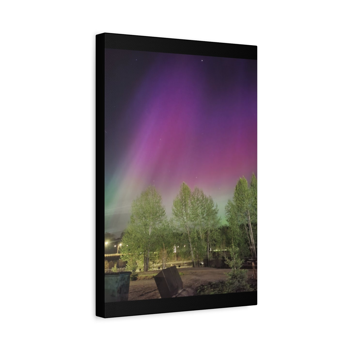 Quesnel downtown rv park BC aurora's Canvas Gallery Wraps