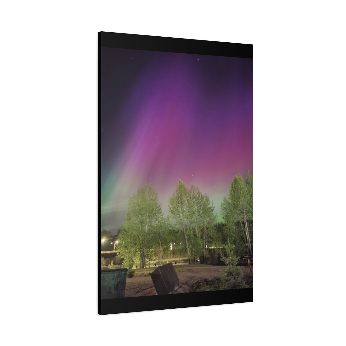 Quesnel downtown rv park BC aurora's Canvas Gallery Wraps