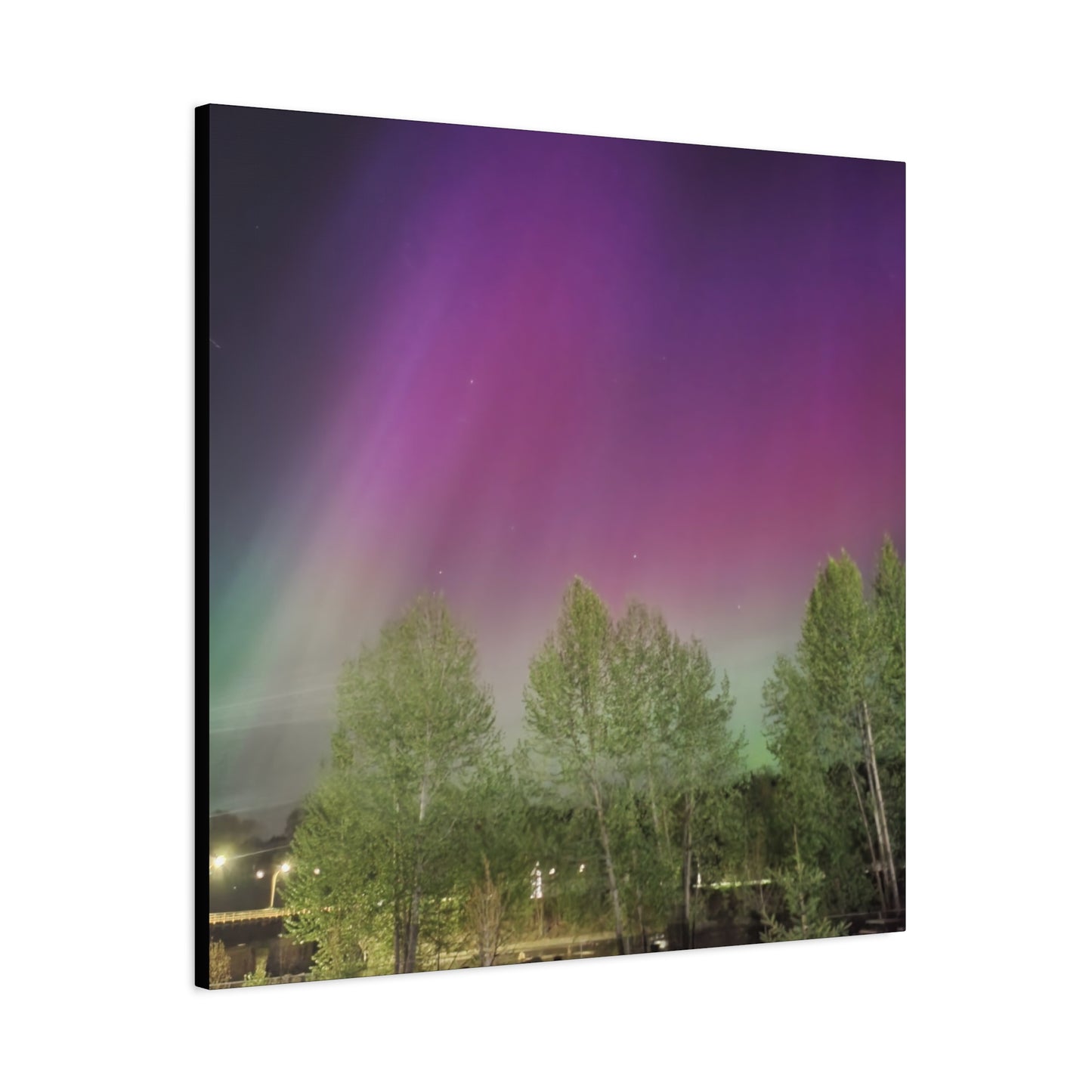 Quesnel downtown rv park BC aurora's Canvas Gallery Wraps