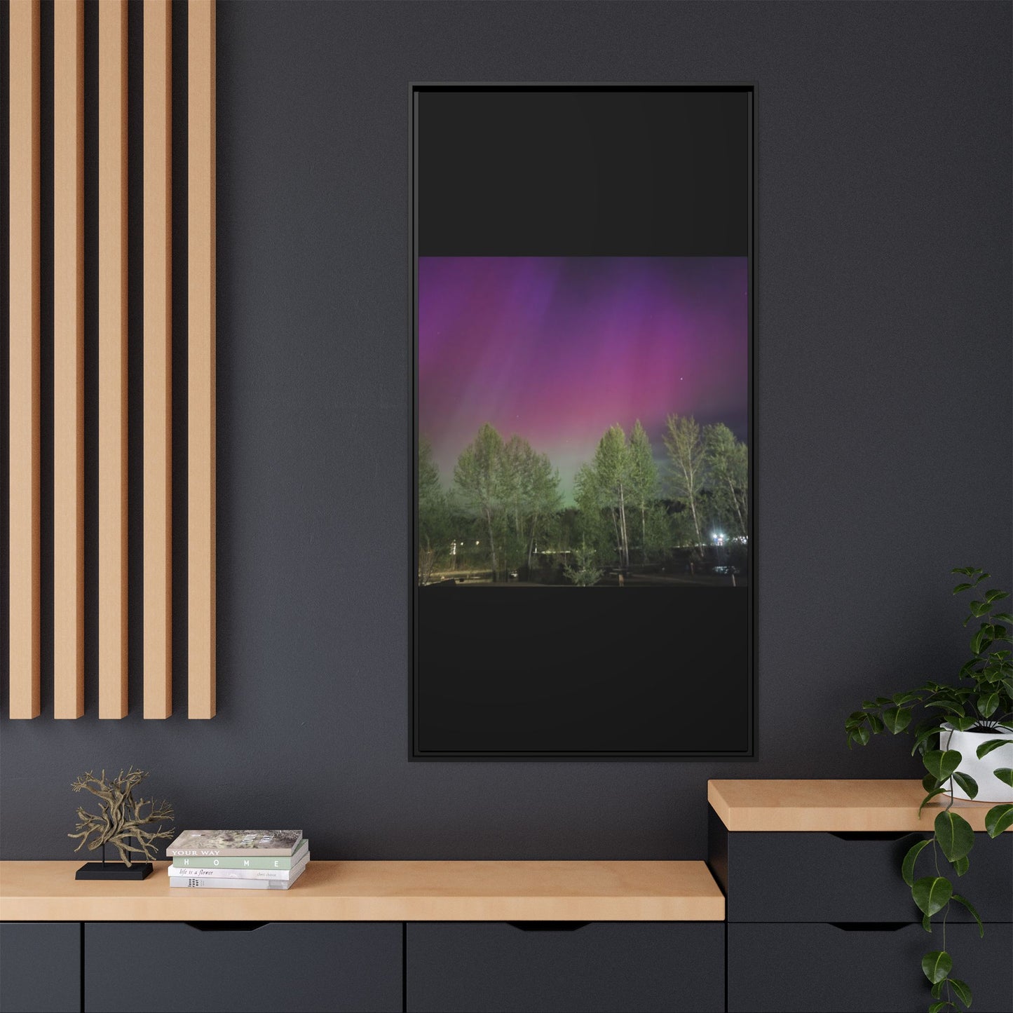 Matte Canvas, Framed (Multi-color)