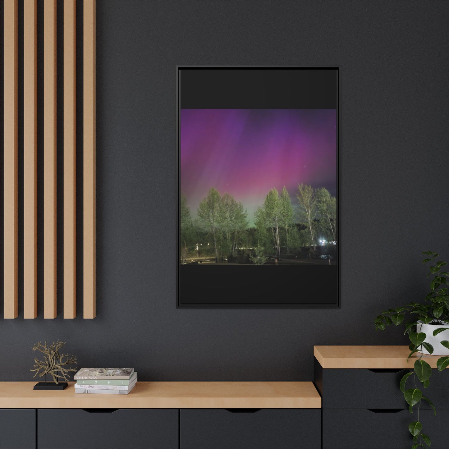 Matte Canvas, Framed (Multi-color)