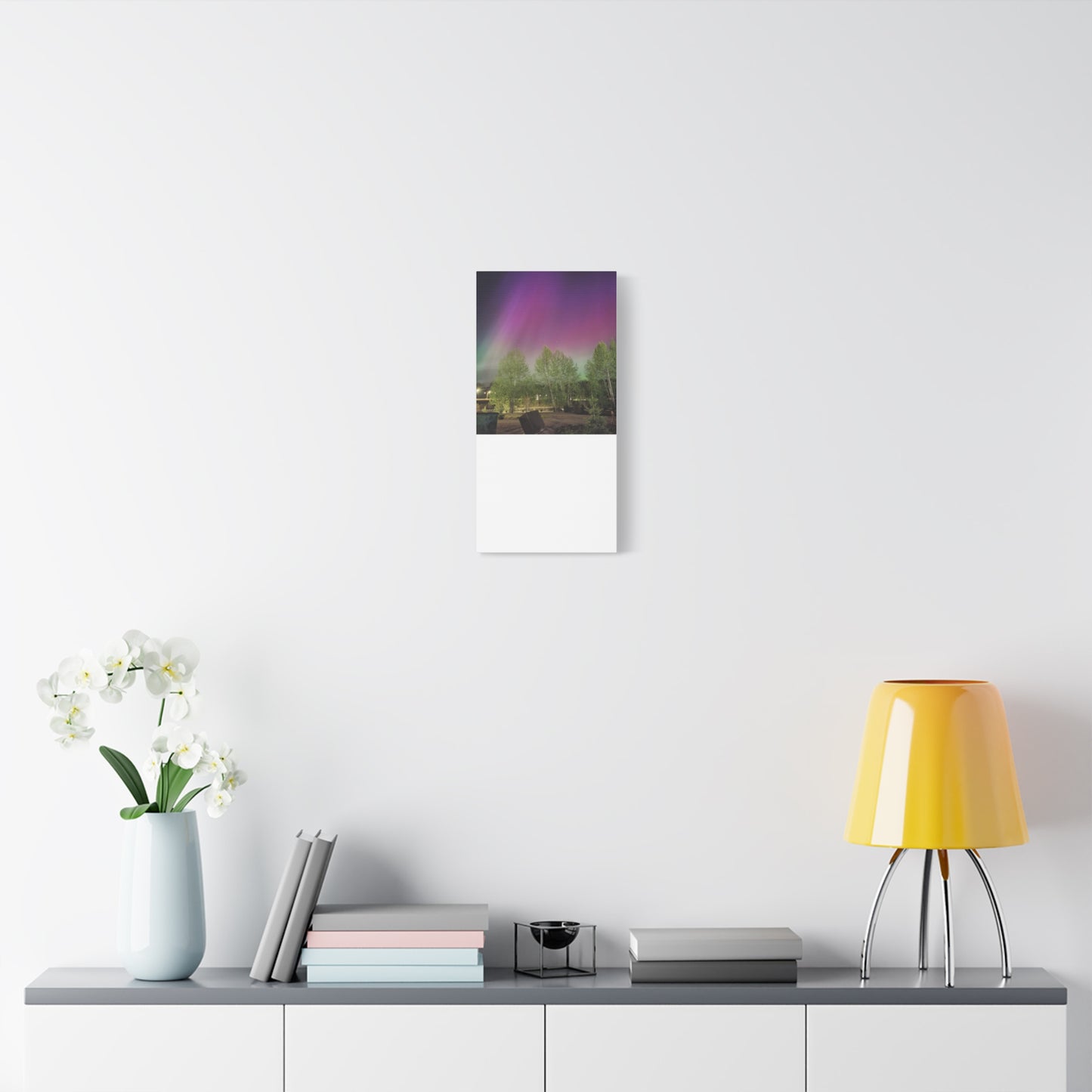 Quesnel BC northern lights 2 Matte Canvas