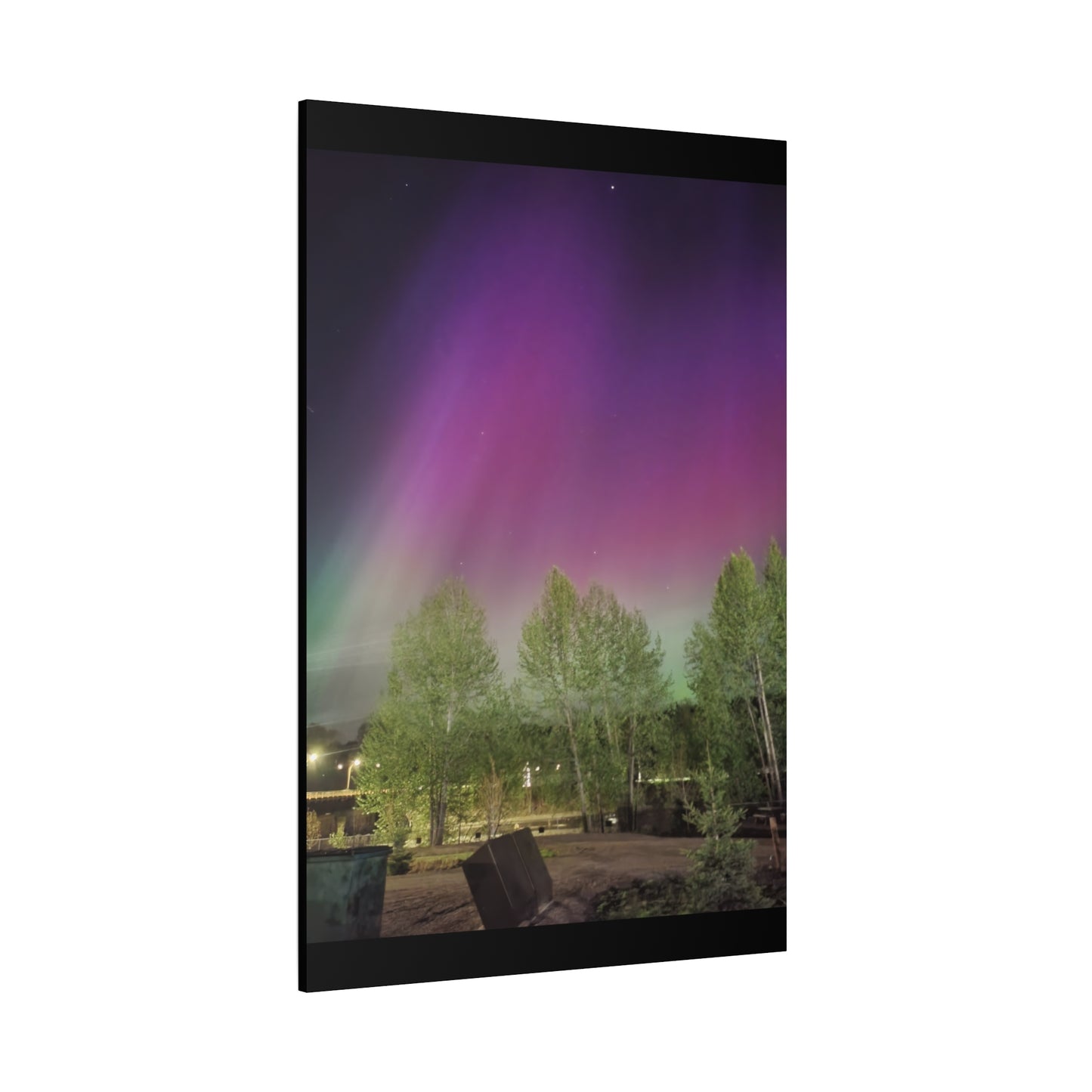 Quesnel downtown rv park BC aurora's Canvas Gallery Wraps