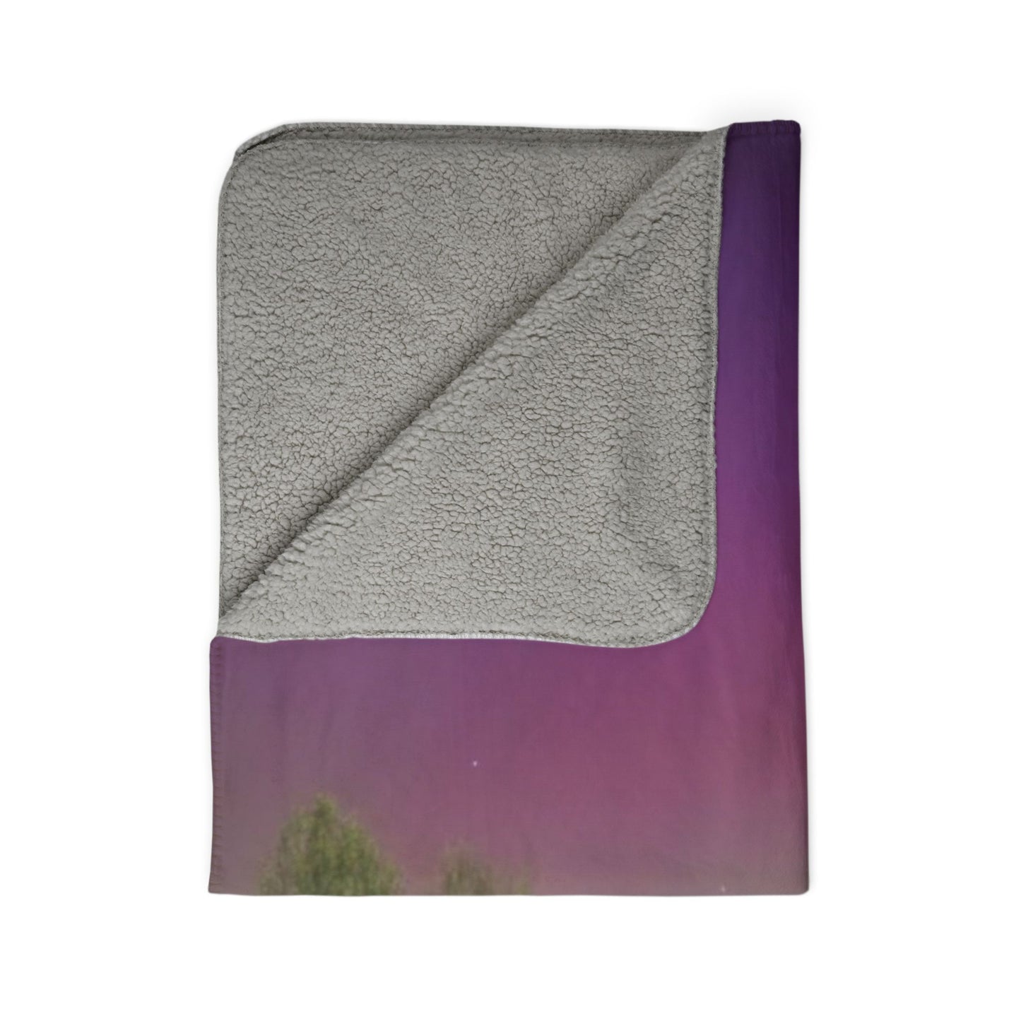 northern lights Fleece Sherpa Blanket