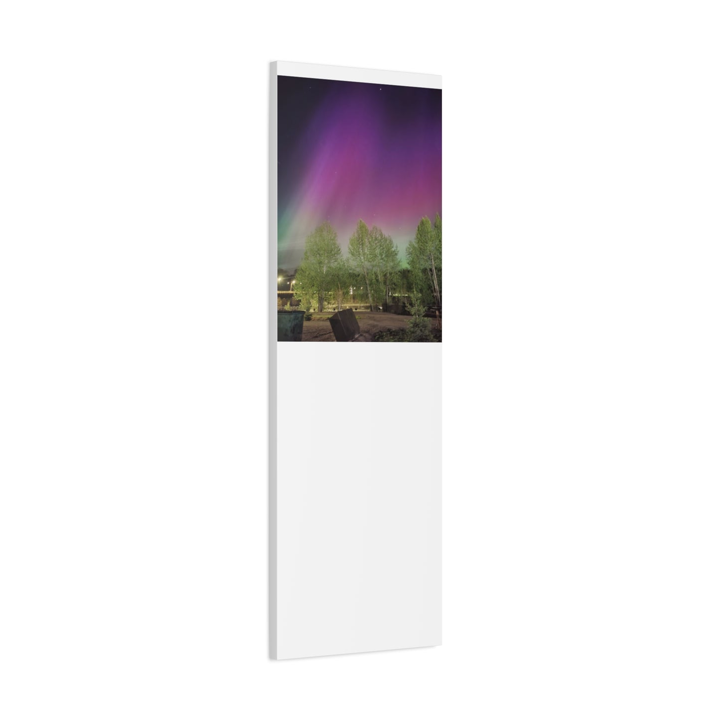 Quesnel BC northern lights 2 Matte Canvas