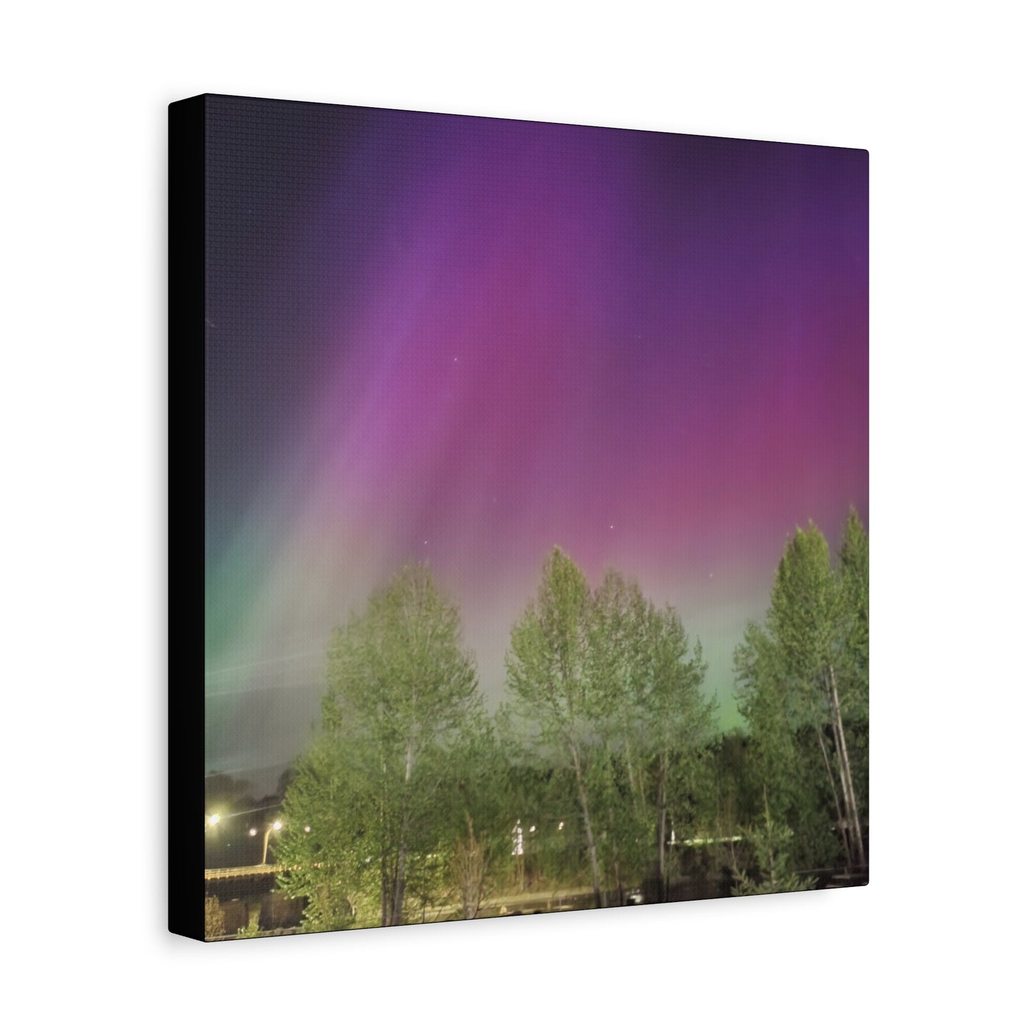 Quesnel downtown rv park BC aurora's Canvas Gallery Wraps