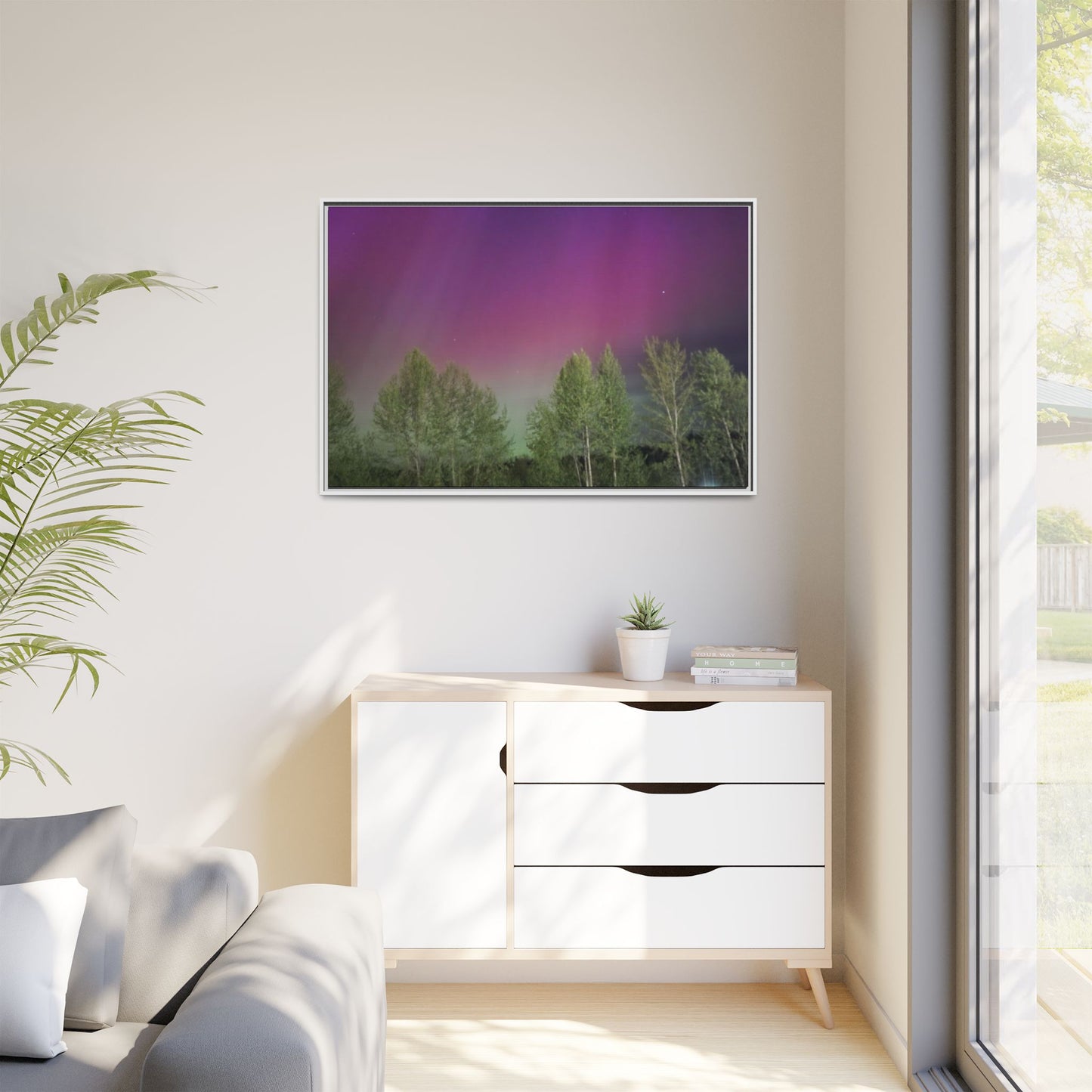 Matte Canvas, Framed (Multi-color)