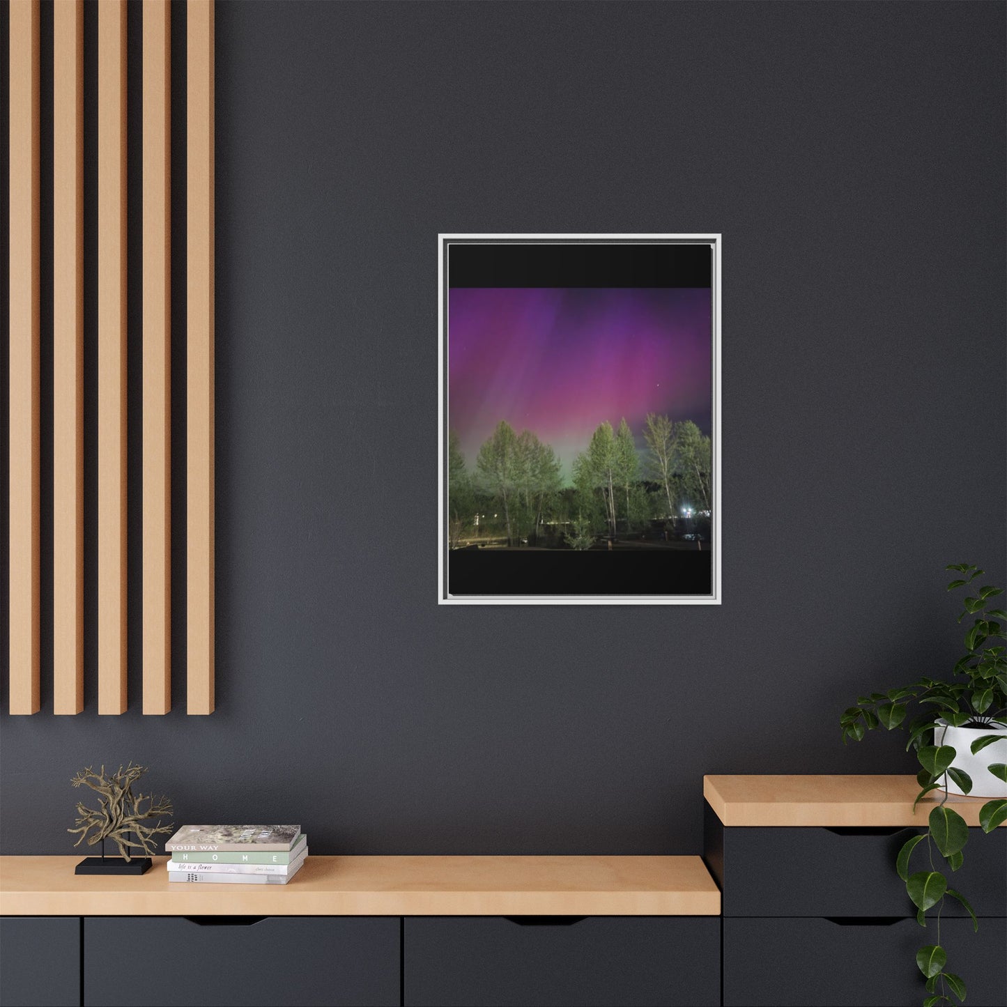 Matte Canvas, Framed (Multi-color)