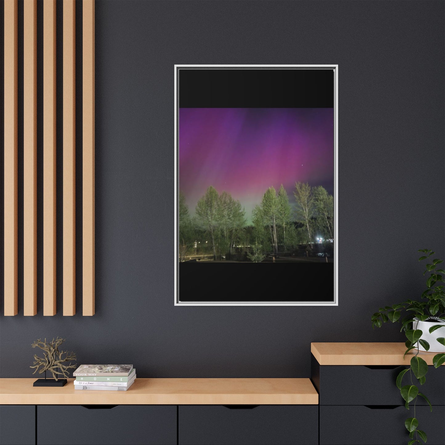 Matte Canvas, Framed (Multi-color)