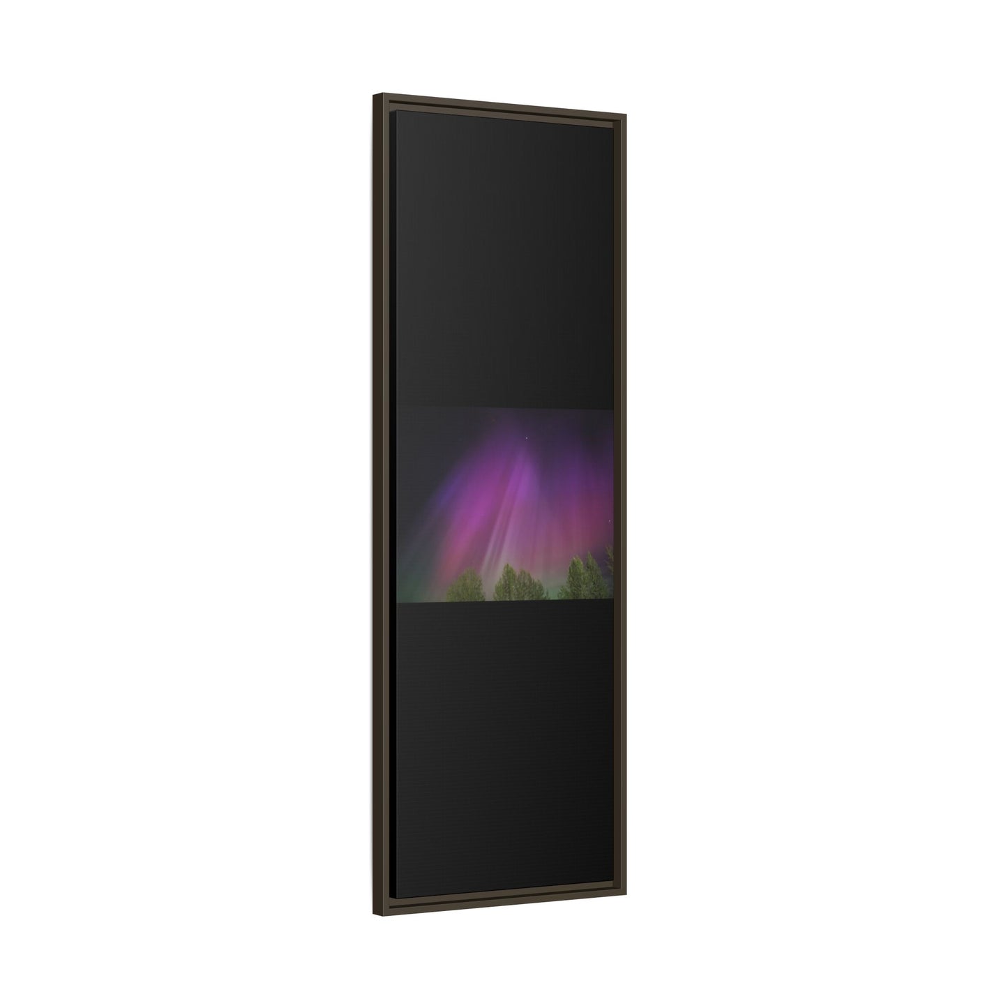 Quesnel BC northern lights Matte Canvas,
