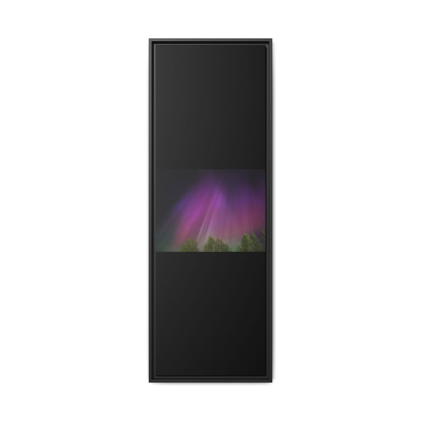 Quesnel BC northern lights Matte Canvas,