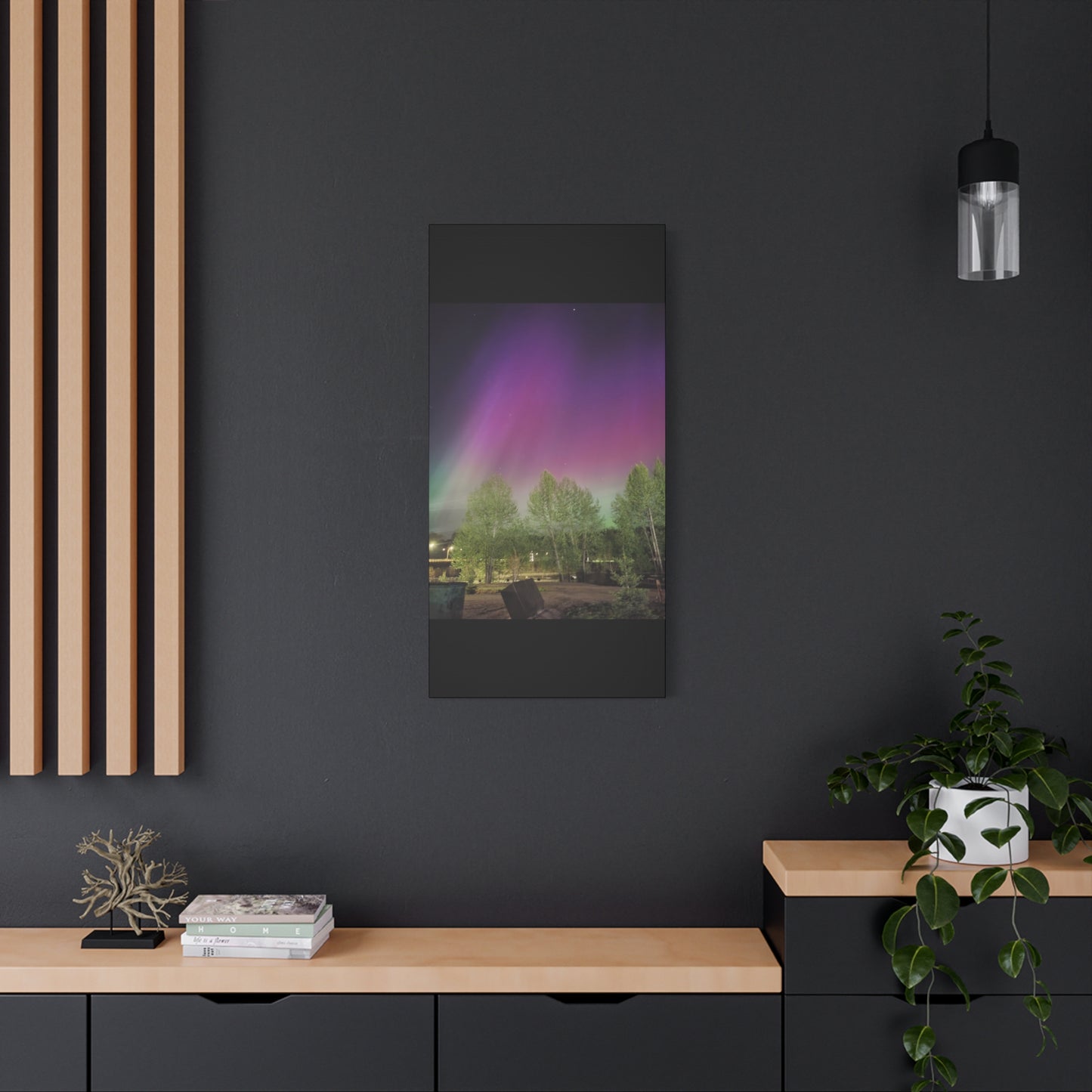 Quesnel downtown rv park BC aurora's Canvas Gallery Wraps