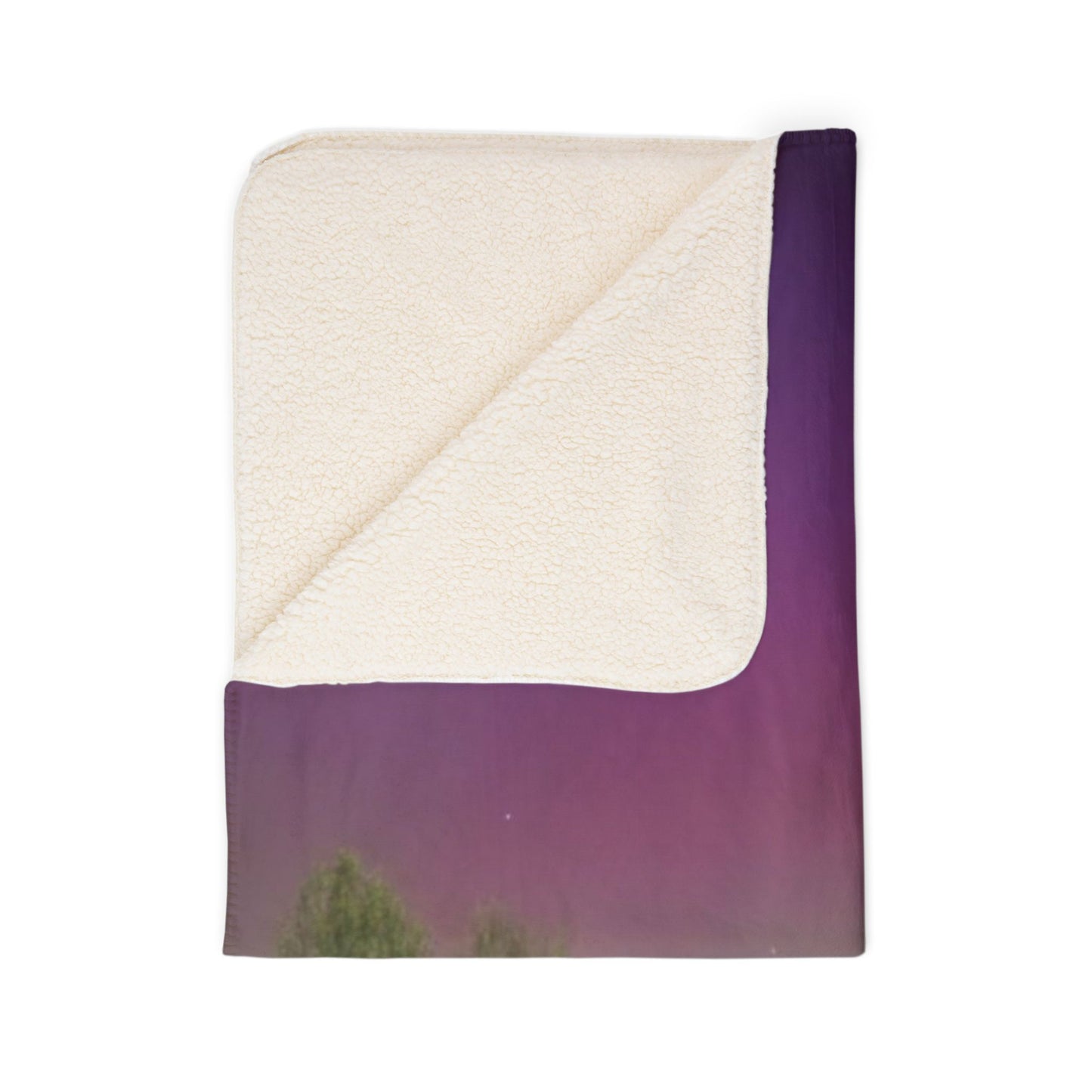 northern lights Fleece Sherpa Blanket