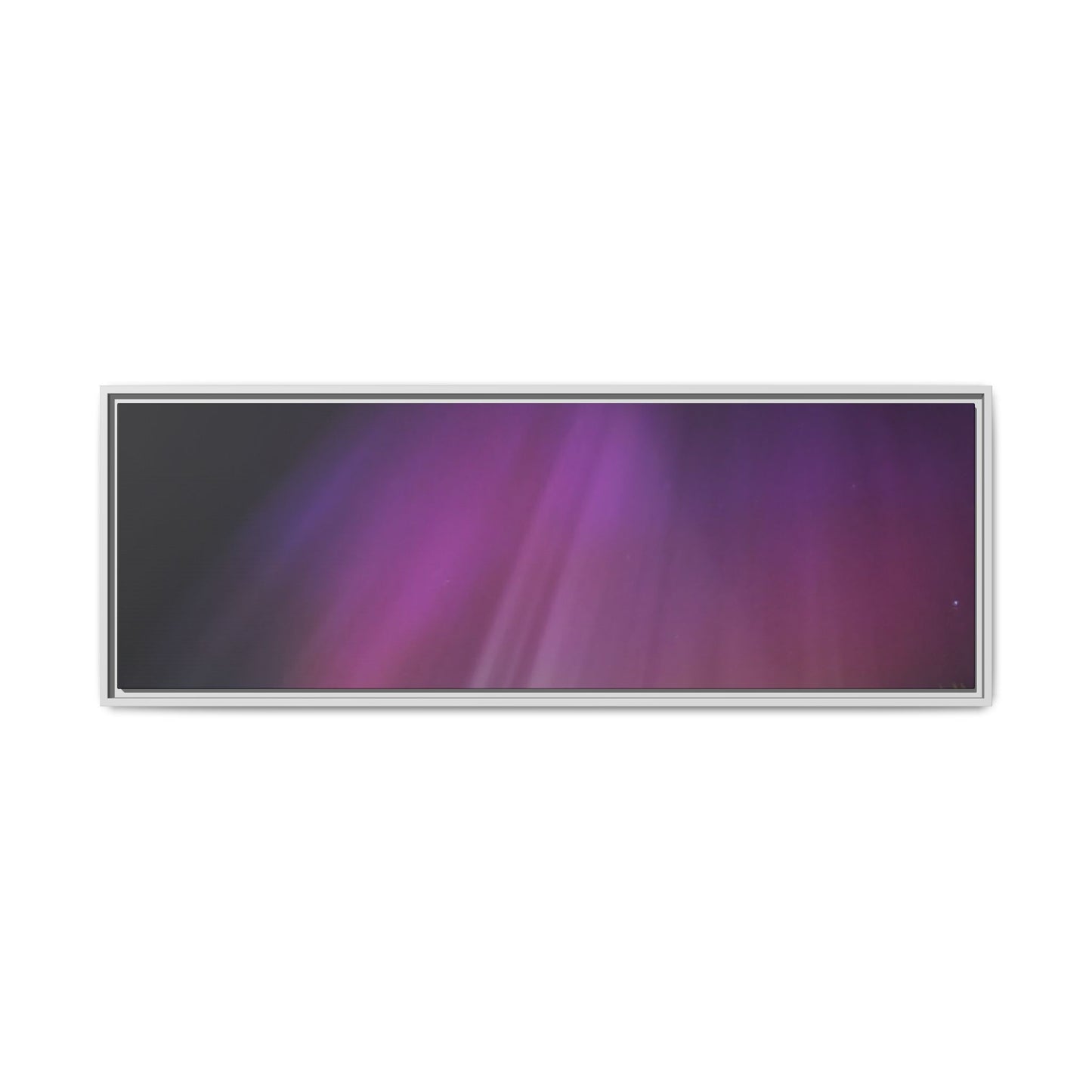 Quesnel BC northern lights Matte Canvas,